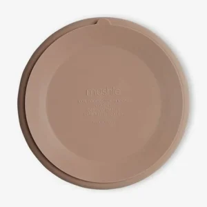 Assiette Compartimentée MUSHIE En Silicone Beige – Mushie 12