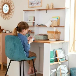 Bureau Enfant Avec Rangements LIGNE PIROUETTE Blanc – Vertbaudet 11