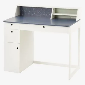 Bureau Enfant COSMOS Blanc Clair Uni Avec Decor – Vertbaudet 10