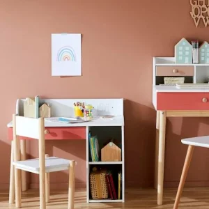 Bureau Maternelle LIGNE LÉA Blanc – Bois – Vertbaudet 16