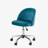 Chaise De Bureau à Roulettes Enfant En Velours Bleu/vert – Vertbaudet 14