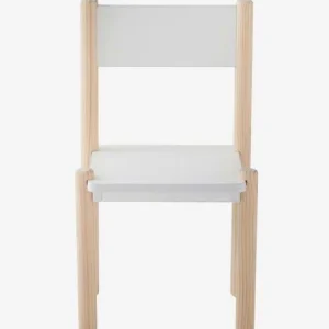 Chaise Maternelle Pour Table De Jeu LIGNE WOODY Blanc – Bois – Vertbaudet 9