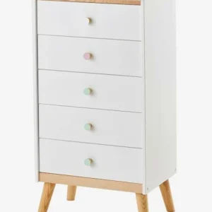 Commode Semainier Avec Poignées Personnalisables LIGNE CONFETTI Blanc – Vertbaudet 7