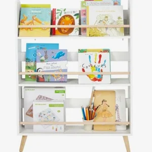 Etagère Présentoir à Livres LIGNE CONFETTI Blanc/bois – Vertbaudet 10