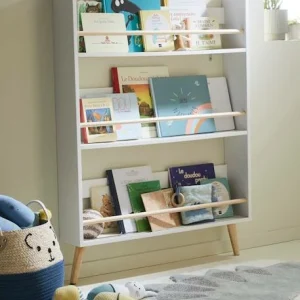 Etagère Présentoir à Livres LIGNE CONFETTI Blanc/bois – Vertbaudet 16