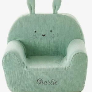 Fauteuil En Mousse Personnalisable Lapin Vert – Vertbaudet 12