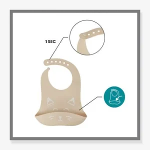 Kit Repas Silicone BABYMOOV First’Isy Beige (renard) – Babymoov 16