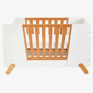 Lit Bébé Avec Barrière Amovible + Rangement Bibliothèque LIGNE PIROUETTE Blanc – Vertbaudet 18