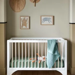 Lit Bébé LIGNE NOUGATINE Blanc – Vertbaudet 9