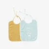 Lot De 2 Bavoirs Bébé En Gaze De Coton Lot Bleu – Vertbaudet 17