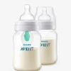 Lot De 2 Biberons 240 Ml Philips AVENT Anti-colic Avec Valve AirFree Transparent – Philips Avent 22