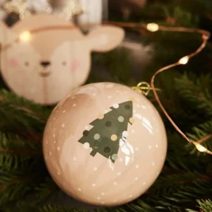 Lot De 6 Boules De Noël Contes De La Forêt Vert – Vertbaudet 14