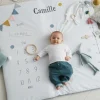 Tapis Photo Bébé Personnalisable écru / Vert – Vertbaudet 14